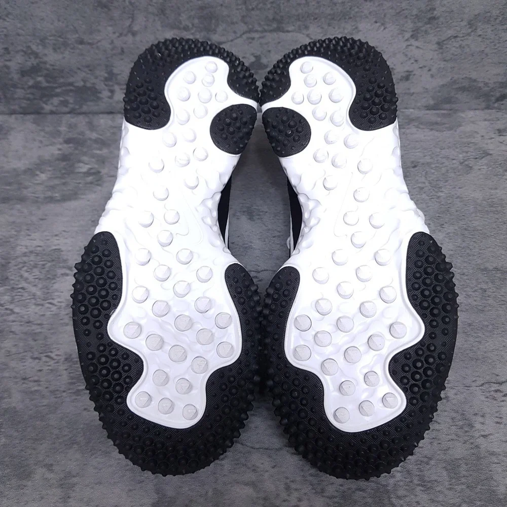 NIKE Alpha Huarache 9 Elite TF LAX Turf Lacrosse Shoes Mens 7 Womens 8.5 Black‎
